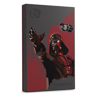 Seagate Game Drive Darth Vader™ Special Edition FireCuda externe harde schijf 2 TB Zwart, Rood