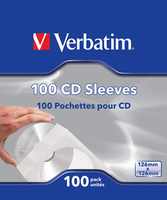 Verbatim Pack de 100 pochettes CD (Papier)