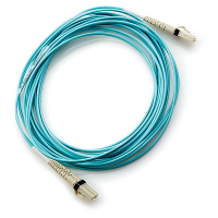 HPE LC to LC Multi-mode OM3 2-Fiber 5.0m 1-Pack Glasfaserkabel 5 m Blau