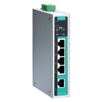 Moxa EDS-G205A-4POE-T switch di rete Non gestito Gigabit Ethernet (10/100/1000) Supporto Power over Ethernet (PoE) 4U Alluminio, Nero, Verde