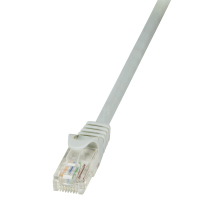 LogiLink 0.5m Cat.5e U/UTP câble de réseau Gris 0,5 m Cat5e U/UTP (UTP)