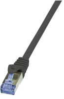 LogiLink Cat6a S/FTP, 7.5m hálózati kábel Fekete 7,5 M S/FTP (S-STP)