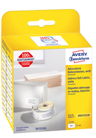 Avery AS0722520 samoprzylepne etykiety Prostokąt Na stałe Biały 500 szt.