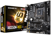 Gigabyte GA-AB350M-HD3 płyta główna AMD B350 Socket AM4 micro ATX