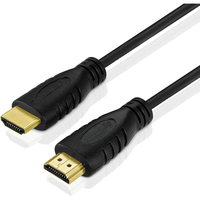 Techly ICOC HDMI2-4-010 HDMI-Kabel 1 m HDMI Typ A (Standard) Schwarz