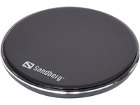 Sandberg Wireless Charger Pad 10W Alu Aluminium, Zwart Binnen