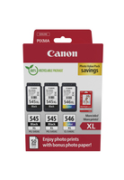 Canon 8286B015 tintapatron 3 dB Eredeti Nagy (XL) kapacitású Fekete, Cián, Magenta, Sárga