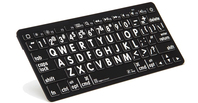 Logickeyboard LKB-LPWB-BTON-DE clavier Universel Bluetooth QWERTZ Allemand Noir