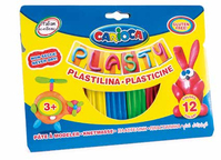 Carioca Plasty Pasta para modelar Multicolor 12 pieza(s)