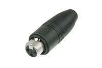 Neutrik NC3FXX-HD-D kabel-connector XLR Aluminium, Zwart