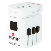 Skross PRO Light 3x USB Netzstecker-Adapter Universal Weiß