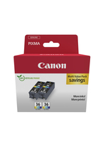 Canon 1511B025 inktcartridge 2 stuk(s) Origineel Zwart, Cyaan, Magenta, Geel