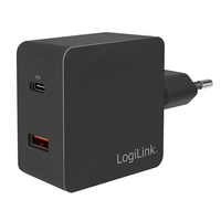 LogiLink PA0220 Caricabatterie per dispositivi mobili Nero Interno