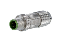 METZ CONNECT MNF881A115 kabel-connector M12 plug Zilver