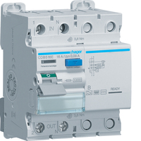 Hager CDB516E Stromunterbrecher Fehlerstromschutzschalter 2 4 Modul(e)
