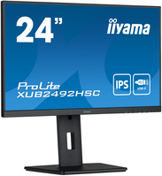 iiyama ProLite XUB2492HSC-B5 LED display 61 cm (24") 1920 x 1080 Pixel Full HD Schwarz