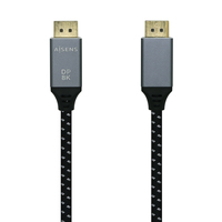 AISENS A149-0438 DisplayPort kabel 3 m Zwart, Grijs