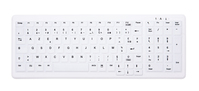CHERRY AK-C7000 klawiatura RF Bezprzewodowy + USB AZERTY Francuski Biały