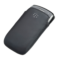 BlackBerry Curve 9370/9360/9350 Pocket mobile phone case Pull case Black
