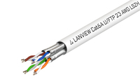 Lanview LVN122430 hálózati kábel Fehér 500 M Cat6a U/FTP (STP)