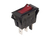 Velleman R902B commutateur électrique Interrupteur à balancier 3P Noir, Rouge