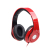 Gembird MHS-DTW-R headphones/headset Wired Head-band Calls/Music Red