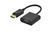 Ednet 84506 adaptador de cable de vídeo 0,15 m DisplayPort VGA (D-Sub) Negro