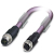 Phoenix Contact 1511433 coaxial cable 7 m M12 Black, Purple