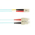 Black Box 2m, SC/LC cable de fibra optica OFNP OM3 Color aguamarina