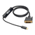 Tripp Lite U444-003-D USB-C to DVI Active Adapter Cable (USB-C to DVI-D Dual Link M/M), 3 ft. (0.9 m)