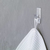 TESA 58811-00000 Wandhalterung Drinnen Küchenhaken Transparent, Weiß