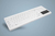 Active Key AK-C7412F Tastatur USB Schweiz Weiß