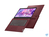 Lenovo IdeaPad 3 Laptop 35.6 cm (14") Full HD Intel® Core™ i3 i3-1005G1 4 GB DDR4-SDRAM 128 GB SSD Wi-Fi 6 (802.11ax) Windows 10 Home in S mode Cherry (fruit), Red