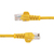 StarTech.com Câble réseau Cat5e UTP sans crochet de 3m - Cordon Ethernet RJ45 anti-accroc - M/M - Jaune