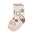 Lässig Anti-Slip Unisex Crew-Socken Pink, Weiß 2 Paar(e)