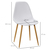 Homcom 835-528 restaurant/dining chair