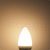 illustrazione di prodotto 2 - Candela a LED E14 in ceramica opalescente :: 4.5 W :: bianco caldo
