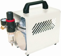 SCHNEIDER Air-Brush Kompressor tragbar weiß 15 Ltr. / min., 115 W Airbrush