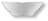 Schüssel rund - Durchmesser 16,0 cm - Form DUAL - uni weiß