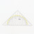 LINEX Geometrie-Dreieck Hypotenusenlänge 160 mm Winkelmesser, Facette, metrische Skala
