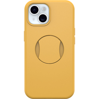 OtterBox OtterGrip Symmetry mit MagSafe Apple iPhone 15/iPhone 14/iPhone 13 - Aspen Gleam - yellow - Schützhülle mit integrierten Griff - MagSafe kompatibel