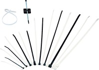 Kabelbinder 3,6x200mm,sw,UV-bes. FS 200 BW-C(VE100)