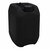10 Litre Stackable Plastic Jerry Can - Black - x10 Pack