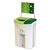 Meridian Recycling Bin with Open & Lift Up Apertures - 110 Litre - RSJ Green