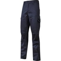 Pantalone da lavoro in cotone elasticizzato Guapo blu U-Power taglia XL - ST211WB-XL