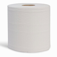 EMBOSSED CENTREFEED 2PLY WHITE 150M (6)