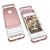 NALIA Hard Case compatible with iPhone 6 6S, Matt Metallic Look Slim Protective Back Cover, Ultra-Thin & Shockproof 3 Pieces Smart-Phone Skin, Mobile Cell Backcase Protector Bum...
