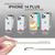 NALIA Cover di Vetro Aspetto del Marmo compatibile con iPhone 14 Plus Custodia, Infrangibile Resistente ai Graffi Anti-Impronta, 9H Tempered Glass & Bordi Silicone, Sottile Cope...