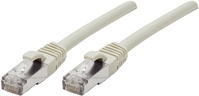 Patchkabel S/FTP (PiIMF), Cat 6A (EIA/TIA), grau, 20,0 m