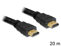 Kabel High Speed HDMI mit Ethernet – HDMI A Stecker an HDMI A Stecker 20m, Delock® [83452]